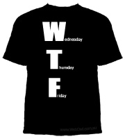 IT Shirt by Web Owl: Wednesday, Thursday, Friday